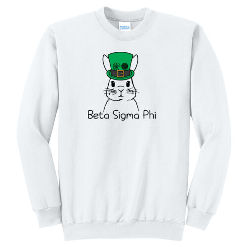 Beta Sigma Phi Design BSP3 on a Port & Company® - Core Fleece Crewneck Sweatshirt Thumbnail